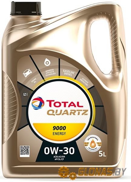 Total Quartz Energy 9000 0W-30 5л