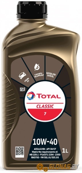 Total Classic 7 10W-40 1л