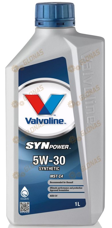 Valvoline SynPower MST C4 5W-30 1л