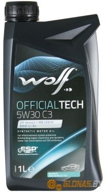 Wolf Official Tech 5w-30 C3 1л