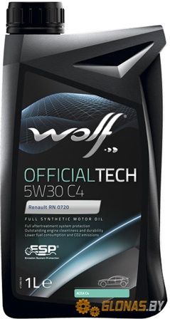 Wolf Official Tech 5w-30 C4 1л
