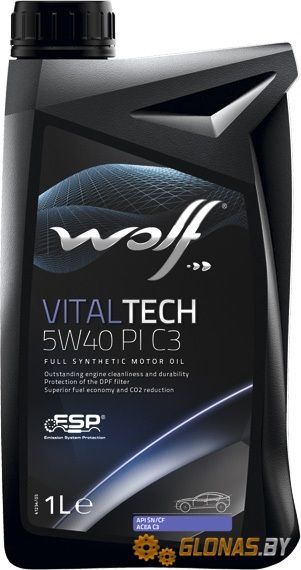 Wolf Vital Tech PI C3 5w-40 1л