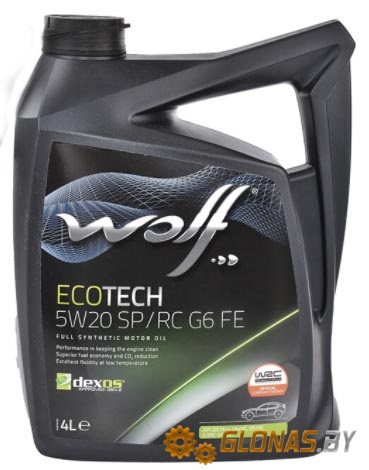 Wolf Eco Tech 5w-20 SP/RC G6 FE 5л