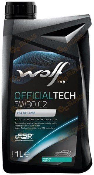 Wolf Official Tech 5w-30 C2 1л