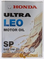 Honda Ultra Leo 0W-20 SP 4л - фото