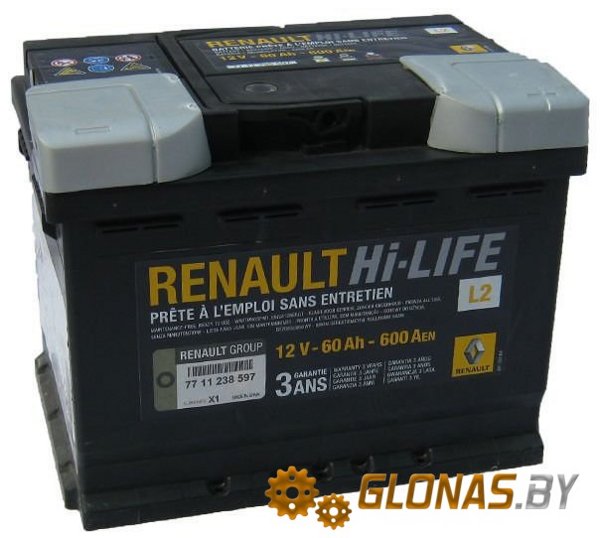 Renault Hi-LIFE (60 А·ч)