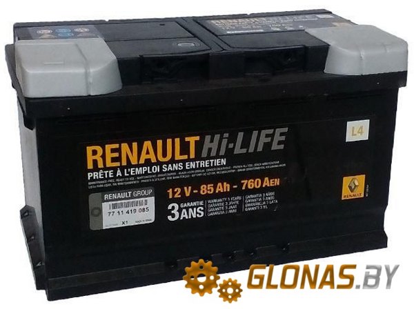 Renault Hi-LIFE (85 А·ч)