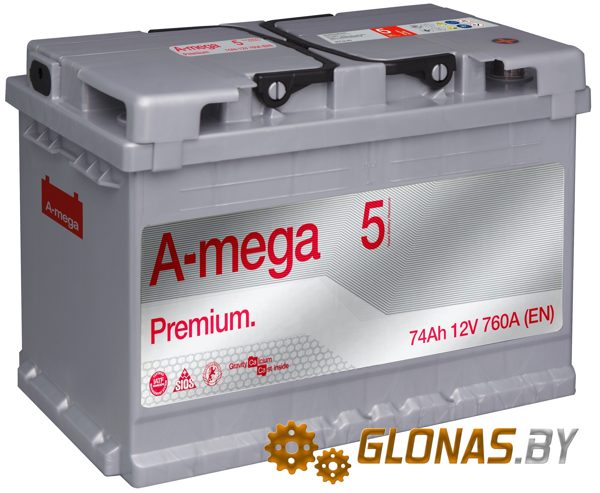 A-Mega Premium R+ (74Ah)