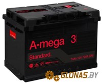 A-Mega Standard R+ (74Ah) - фото