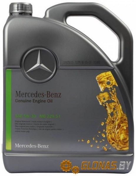 Mercedes MB 229.51 5w30 5л - фото2