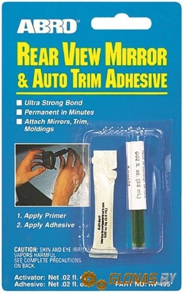Abro rv495 клей для ремонта зеркал