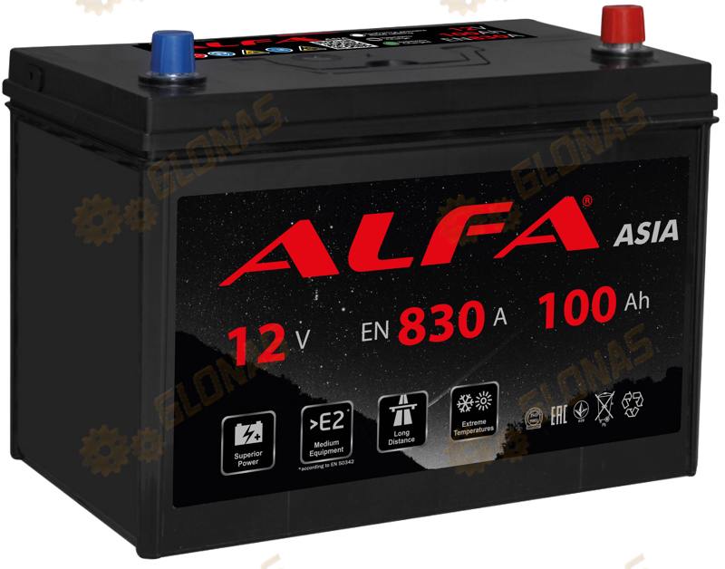 Alfa Asia 100 JR (100 А·ч)