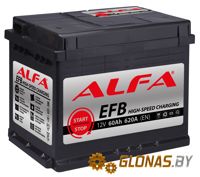 ALFA EFB 60 R (60 А·ч) - фото