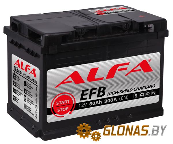 ALFA EFB 80 R (80 А·ч)