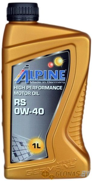 Alpine RS 0W-40 1л