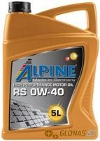 Alpine RS 0W-40 5л - фото