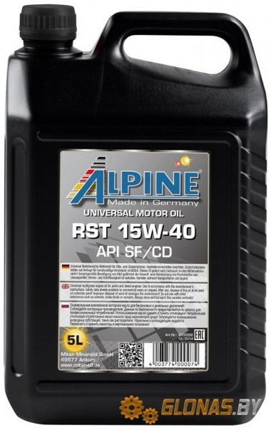 Alpine RST 15W-40 5л