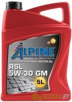 Alpine RSL 5W-30 GM 5л - фото