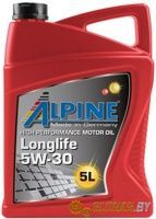 Alpine LongLife 5W-30 5л - фото