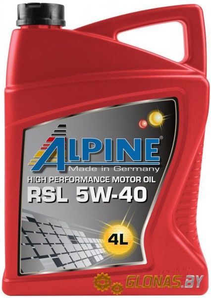 Alpine RSL 5w-40 4л