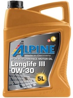 Alpine Longlife III 0W-30 5л - фото