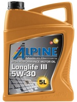 Alpine Longlife III 5W-30 5л - фото