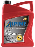 Alpine RSL 5W-30 LA 4л - фото
