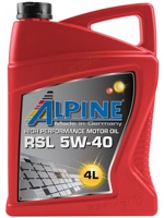 Alpine RSL 5w-40 4л - фото