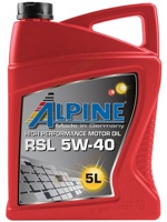Alpine RSL 5w-40 5л - фото