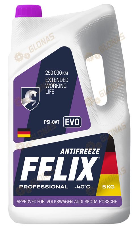 Антифриз Felix EVO G12++ фиолетовый 5кг