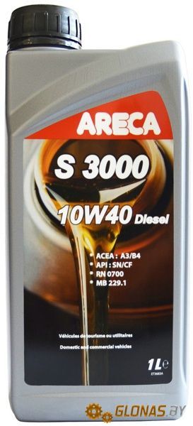 Areca S3000 10W-40 Diesel 1л [12201] Diesel 1л