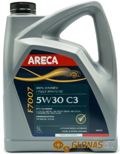 Areca F7007 5W-30 C3 5л