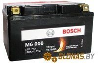 Bosch M6 AGM M6008 YT7B-4/YT7B-BS (7Ah) - фото
