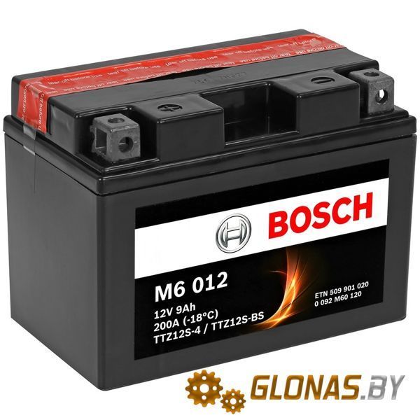 Bosch M6 AGM M6012 YTZ12S-4/YTZ12S-BS (9Ah)