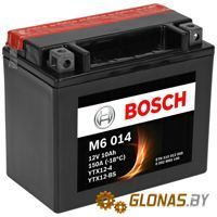 Bosch M6 AGM M6014 YTX12-4/YTX12-BS (10Ah) - фото