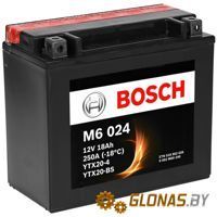 Bosch M6 AGM M6024 YTX20-4/YTX20-BS (18Ah) - фото