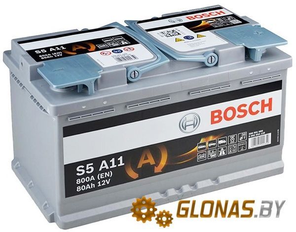 Bosch S5 A11 (80Ah) AGM