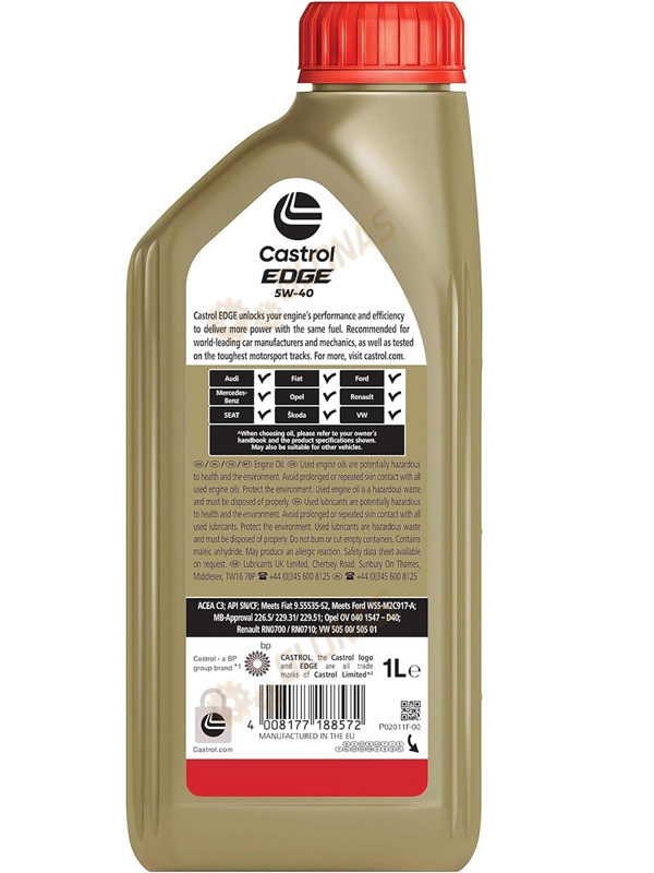 Castrol Edge 5w-40 C3 1л