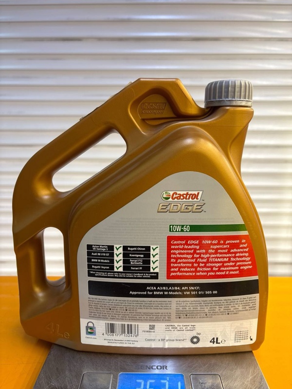 Castrol Edge Titanium 10W-60 4л