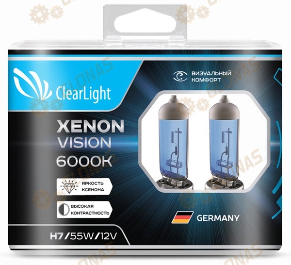 Clearlight H11 12V 55W Xenon Vision 2шт