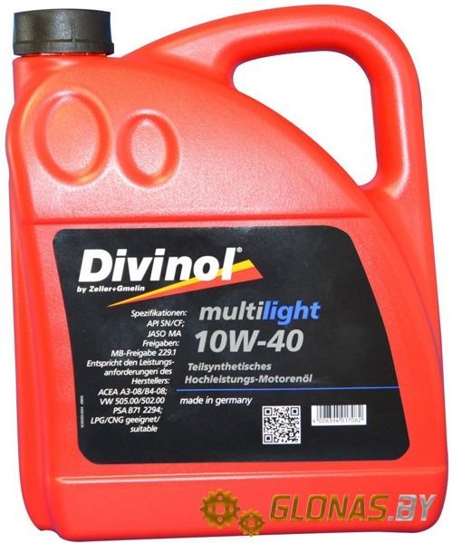 Divinol Multilight 10W-40 5л