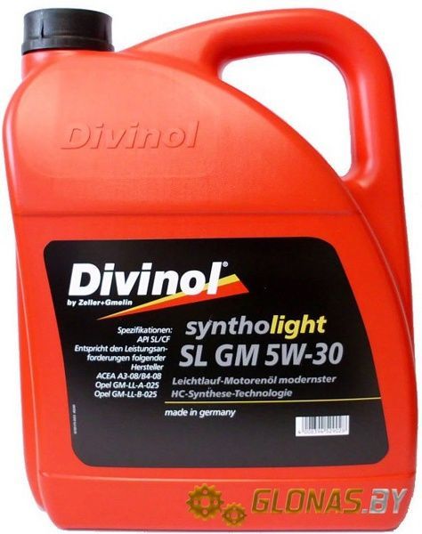 Divinol Syntholight SL GM 5W-30 5л