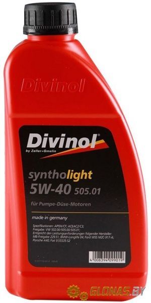 Divinol Syntholight 505.01 SAE 5W-40 1л