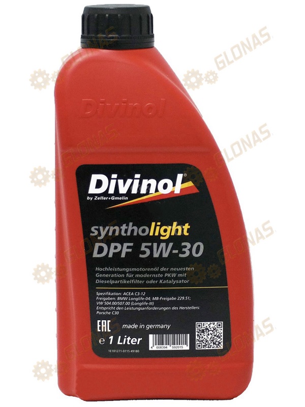 Divinol Syntholight DPF 5W-30 1л