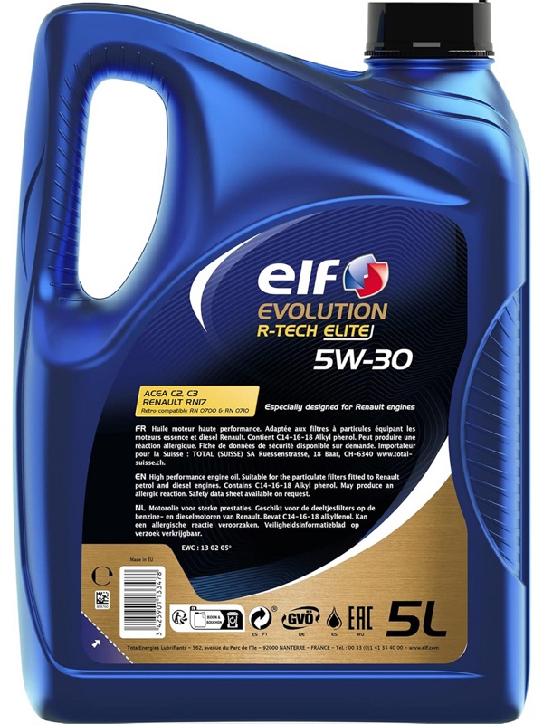 Elf Evolution R-Tech Elite 5W-30 5л