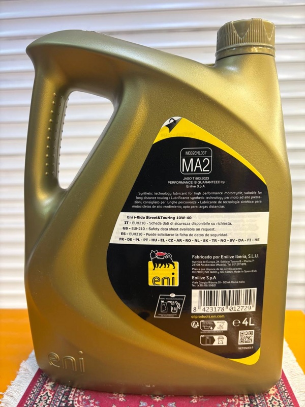Eni i-Ride moto 10W-40 4л