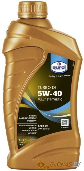 Eurol Turbo DI 5W-40 1л