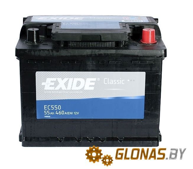 Exide Classic EC550 R+ (55Ah)