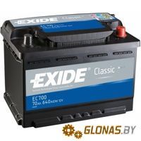 Exide Classic EC700 R+ (70Ah) - фото