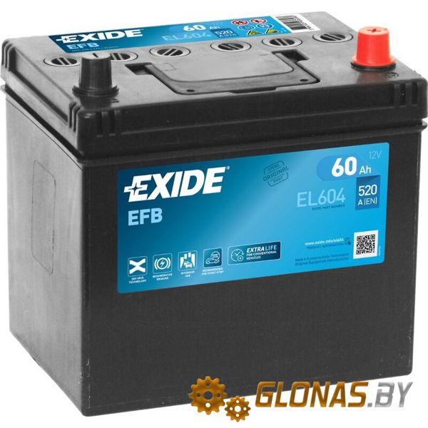 Exide Start-Stop EFB EL604 (60 А/ч)